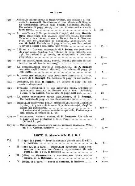 Bollettino della Società geografica italiana