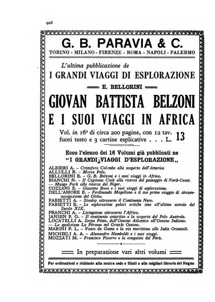 Bollettino della Società geografica italiana