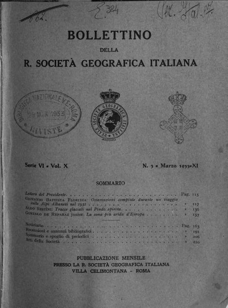 Bollettino della Società geografica italiana