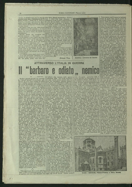 L'idea nazionale : per la prima ricorrenza annuale della sua pubblicazione in foglio quotidiano