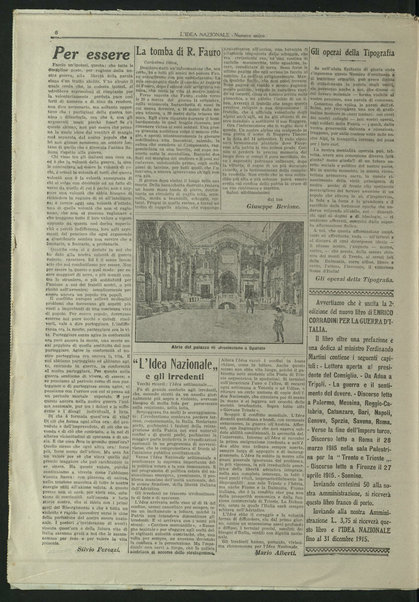 L'idea nazionale : per la prima ricorrenza annuale della sua pubblicazione in foglio quotidiano