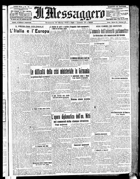 Il messaggero