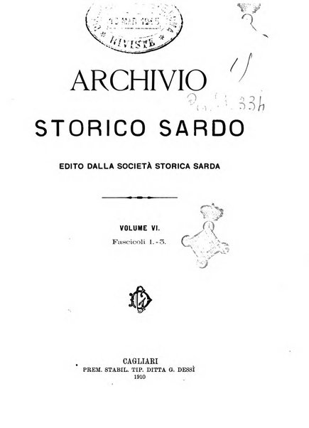 Archivio storico sardo