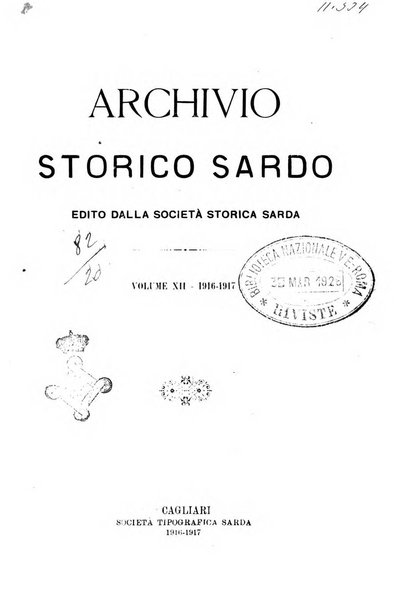 Archivio storico sardo