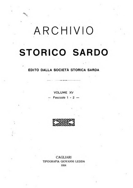 Archivio storico sardo