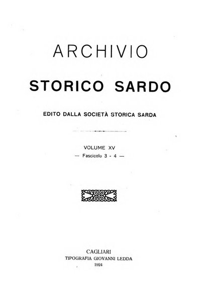 Archivio storico sardo