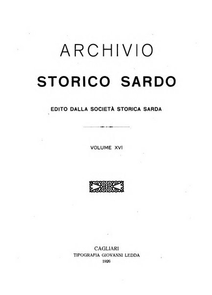Archivio storico sardo