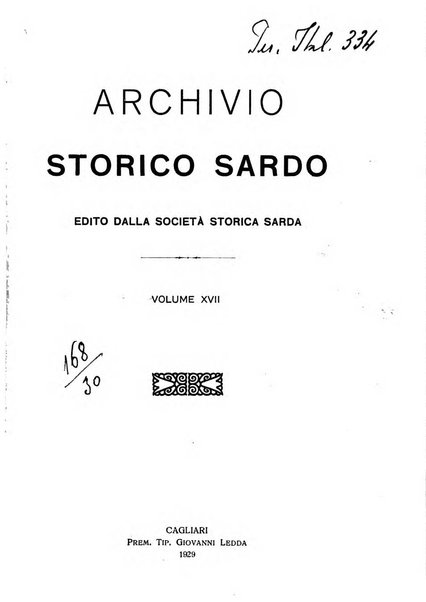 Archivio storico sardo