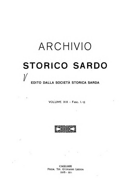 Archivio storico sardo