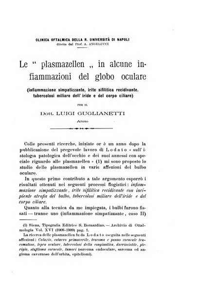 Archivio di ottalmologia giornale mensile