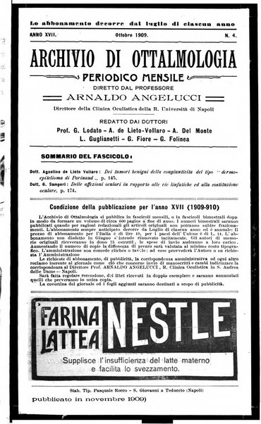 Archivio di ottalmologia giornale mensile