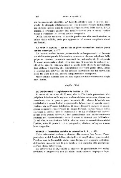 Archivio di ottalmologia giornale mensile