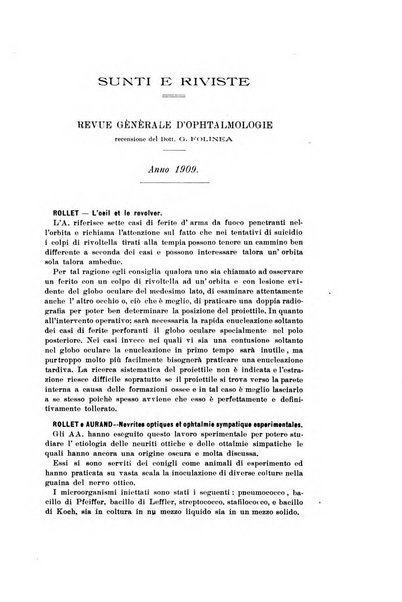 Archivio di ottalmologia giornale mensile