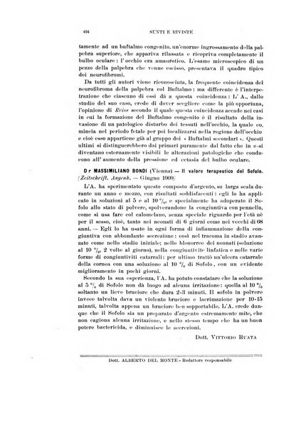 Archivio di ottalmologia giornale mensile