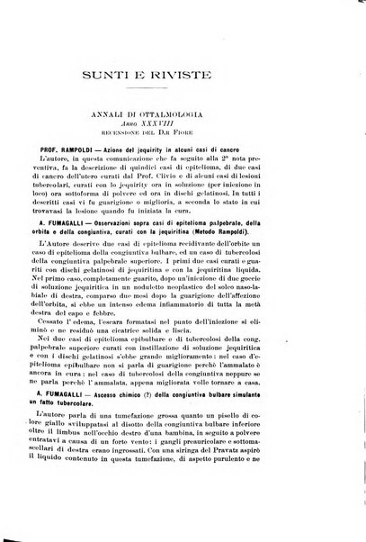 Archivio di ottalmologia giornale mensile