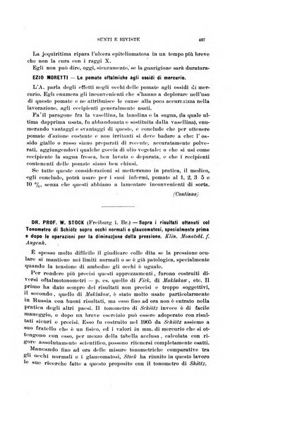 Archivio di ottalmologia giornale mensile