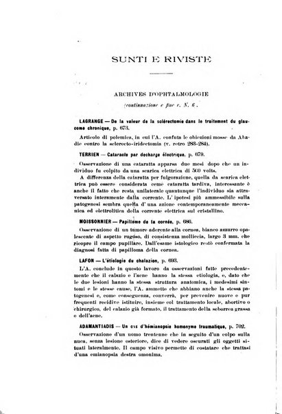 Archivio di ottalmologia giornale mensile