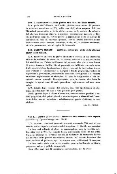 Archivio di ottalmologia giornale mensile