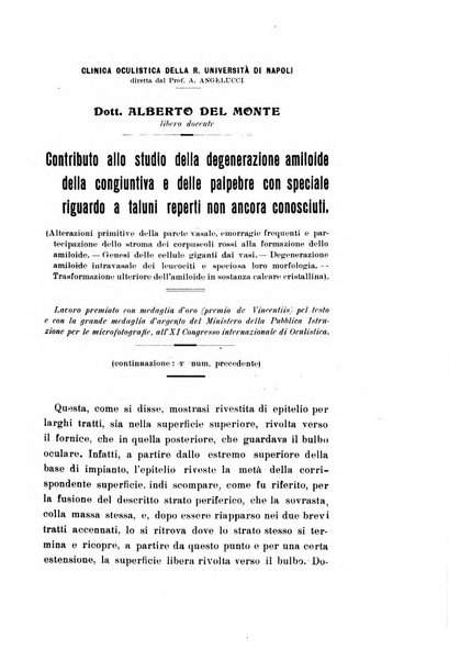 Archivio di ottalmologia giornale mensile