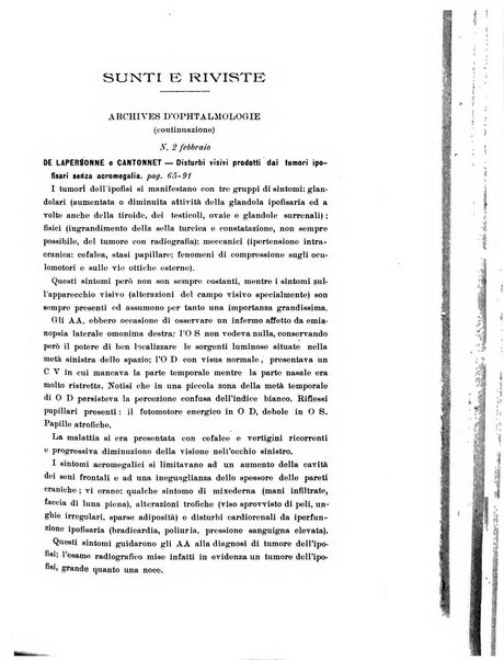 Archivio di ottalmologia giornale mensile