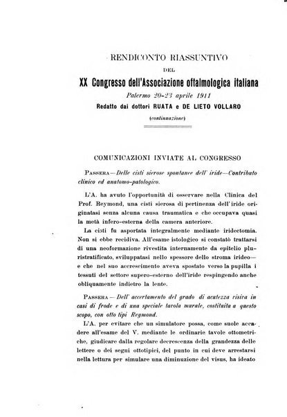 Archivio di ottalmologia giornale mensile