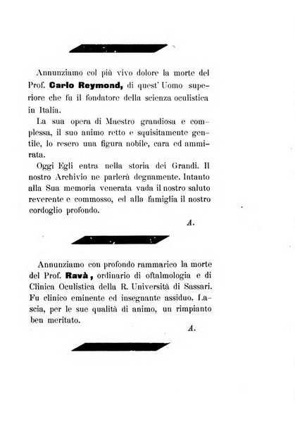 Archivio di ottalmologia giornale mensile