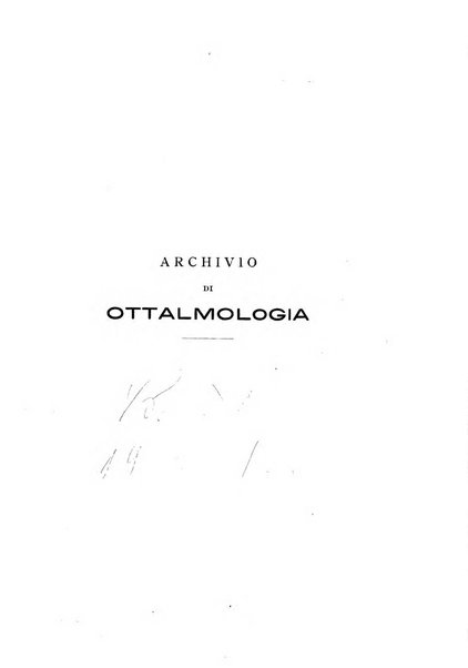 Archivio di ottalmologia giornale mensile