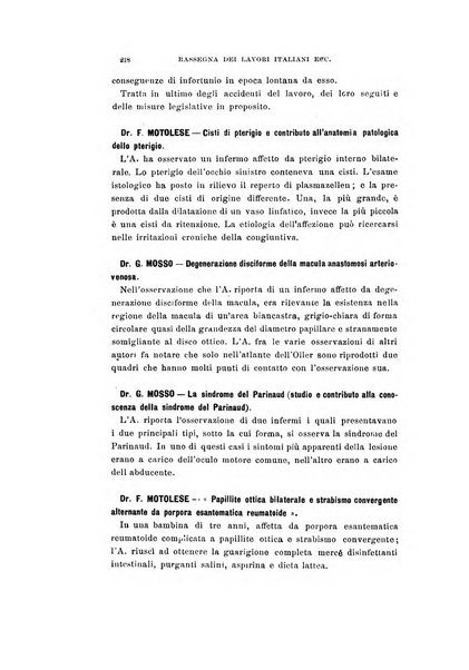 Archivio di ottalmologia giornale mensile