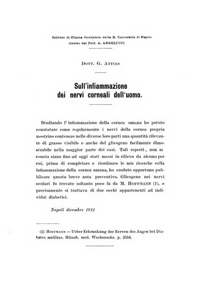 Archivio di ottalmologia giornale mensile