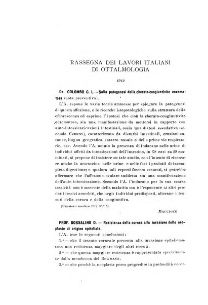 Archivio di ottalmologia giornale mensile