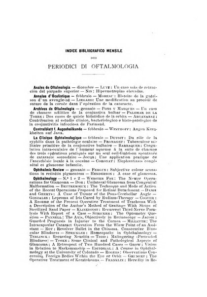 Archivio di ottalmologia giornale mensile