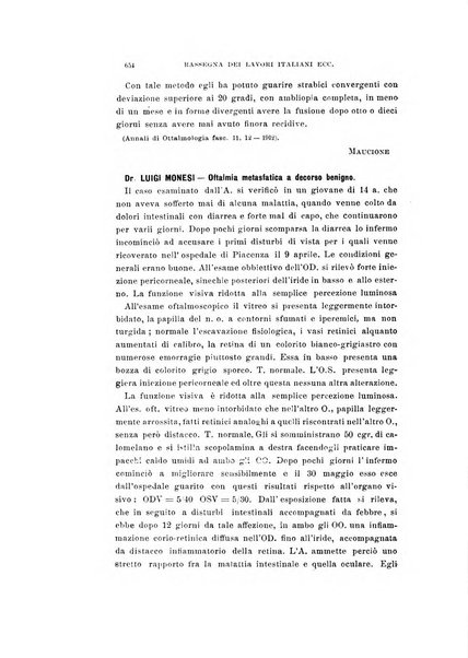 Archivio di ottalmologia giornale mensile