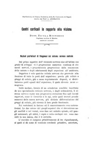 Archivio di ottalmologia giornale mensile