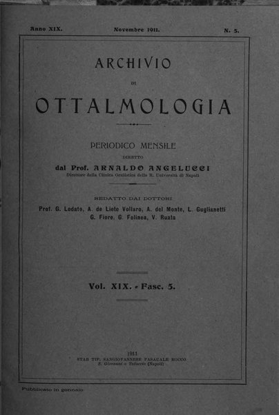 Archivio di ottalmologia giornale mensile