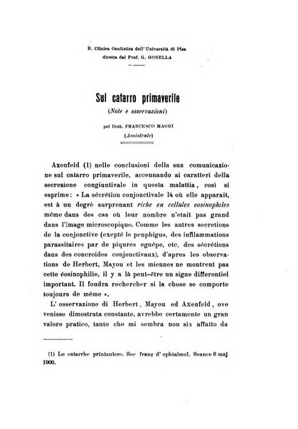 Archivio di ottalmologia giornale mensile