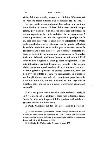 Archivio di ottalmologia giornale mensile