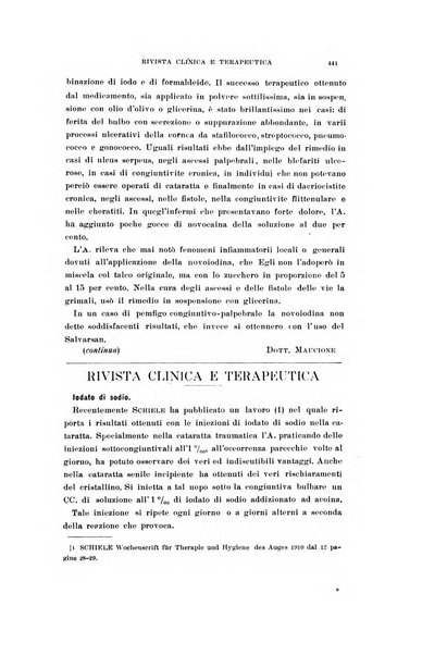 Archivio di ottalmologia giornale mensile