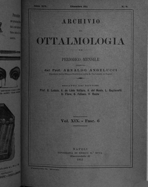 Archivio di ottalmologia giornale mensile