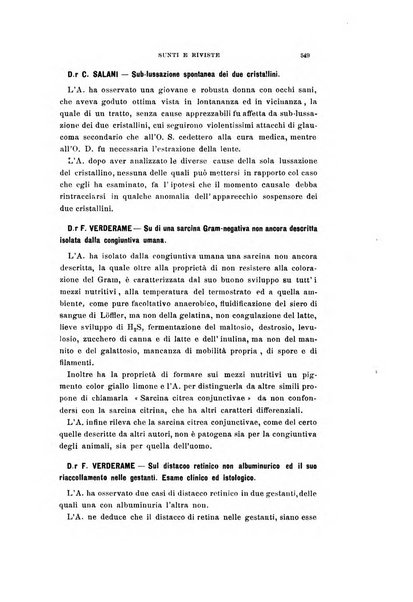 Archivio di ottalmologia giornale mensile