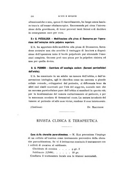 Archivio di ottalmologia giornale mensile