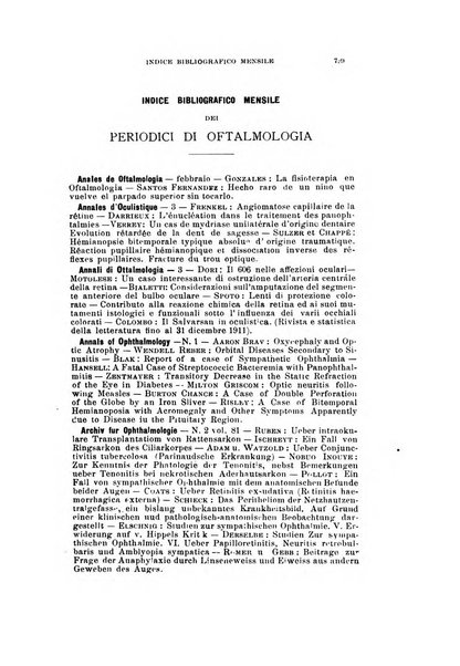 Archivio di ottalmologia giornale mensile