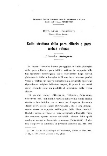 Archivio di ottalmologia giornale mensile