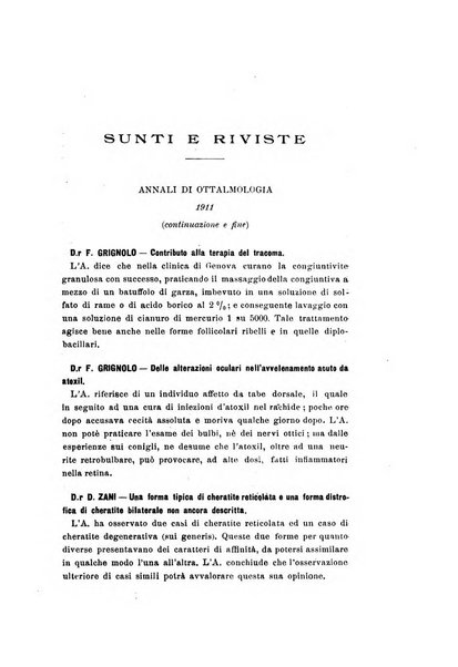 Archivio di ottalmologia giornale mensile