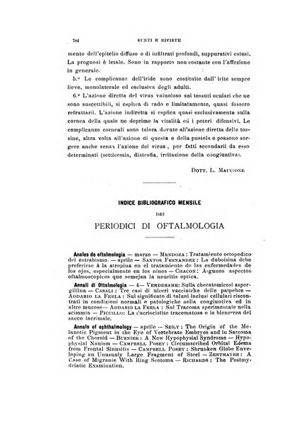 Archivio di ottalmologia giornale mensile