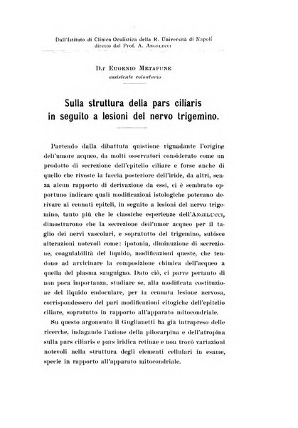 Archivio di ottalmologia giornale mensile