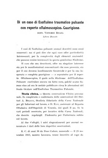 Archivio di ottalmologia giornale mensile