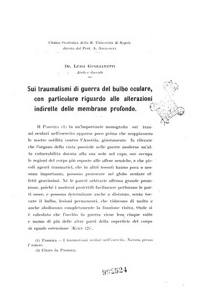 Archivio di ottalmologia giornale mensile