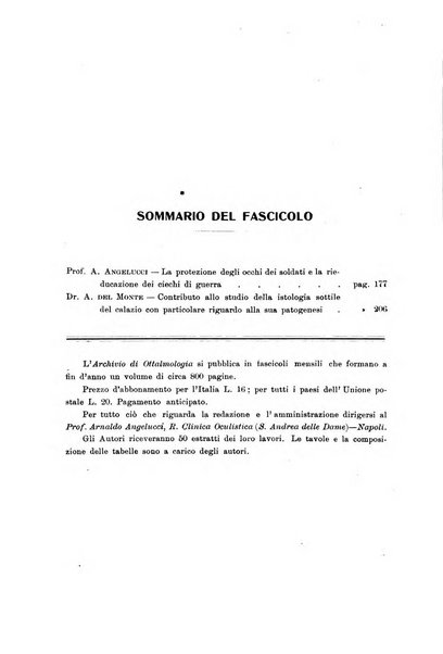 Archivio di ottalmologia giornale mensile