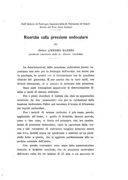 Archivio di ottalmologia giornale mensile