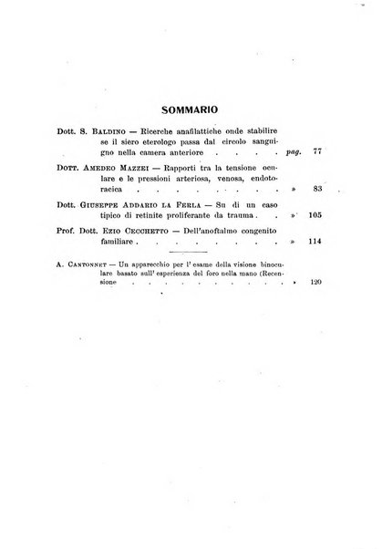 Archivio di ottalmologia giornale mensile